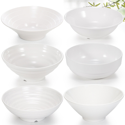 A5 melamine noodle bowl imitation porcelain bowl commercial Ajisen ramen bowl plastic rice noodle soup noodle bowl reverse bowl spicy hot Bowl