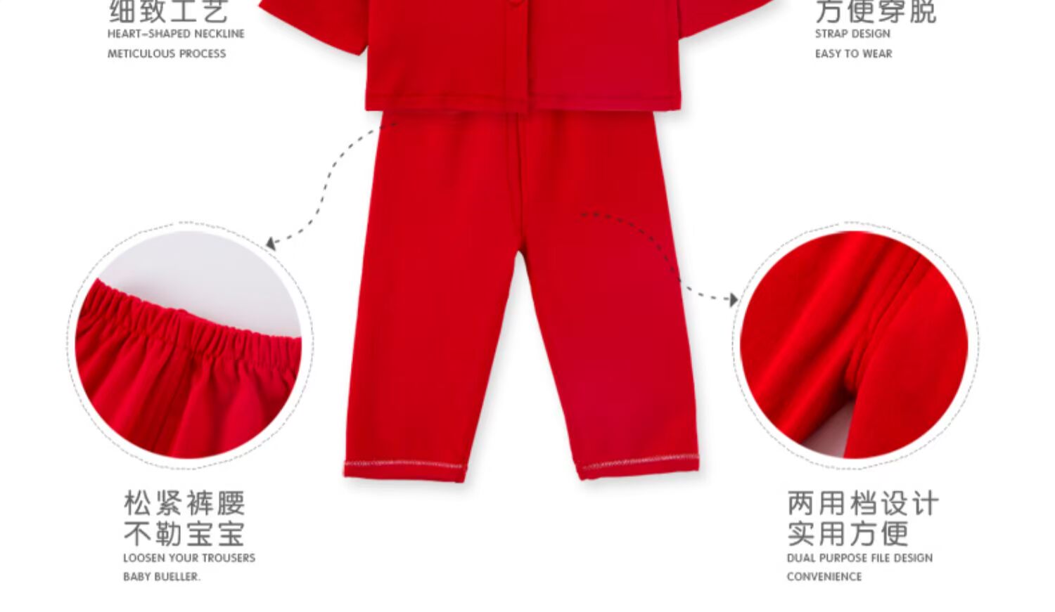 Quần áo trẻ em Stewawi Hộp quà tặng sơ sinh 0-6 tháng Trăng tròn em bé màu đỏ - Bộ quà tặng em bé set quà tặng sơ sinh