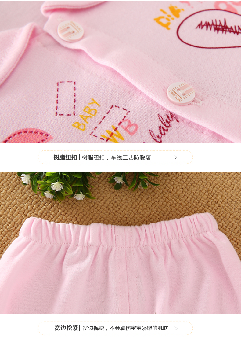 Bé món quà mùa hè trẻ sơ sinh 0-3 tháng 6 quần áo cotton trẻ sơ sinh món quà đầy trăng shop đồ trẻ sơ sinh