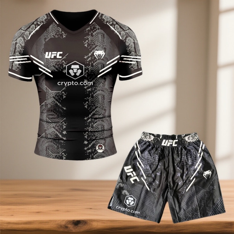 Venum Ufc Fight Night Venom Collaboration Boxing Muay Thai Loose Quick-Dry Sports Training Fight T-Shirt Venum Ufc Fight Night Venom Collaboration Boxing Muay Thai Loose Quick-Dry Sports Training Fight T-Shirt