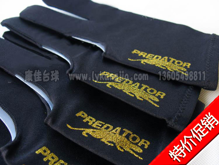 Konka billiards phòng bóng phòng bán buôn đặc biệt chất lượng cao dày hot bạc libo jaguar dập nóng ba ngón tay găng tay bộ bàn bi a