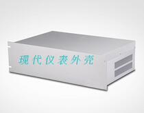 Luxury electronic instrument metal chassis 19 inch U type all aluminum bulk chassis 3U:133*482 6*300