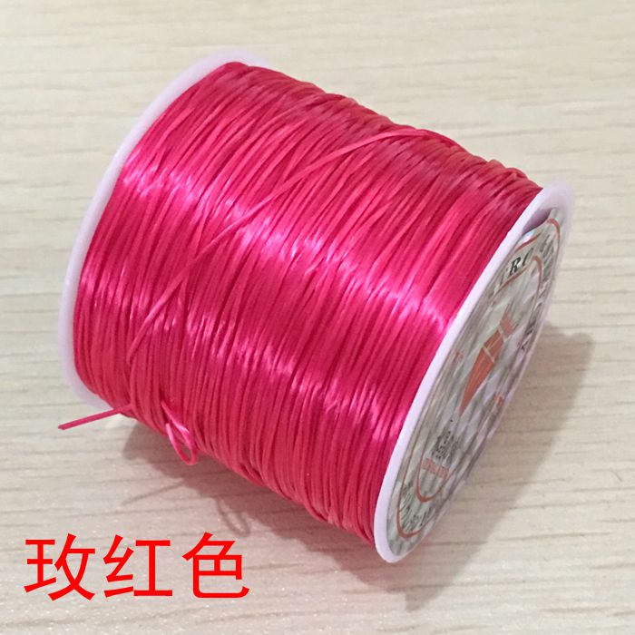 Vòng đeo tay dây cao su dây đàn hồi dây cườm dây tinh thể dây đàn hồi dây đeo vòng dây đeo hạt dây đàn hồi - Vòng đeo tay Clasp vòng tay vàng 24k