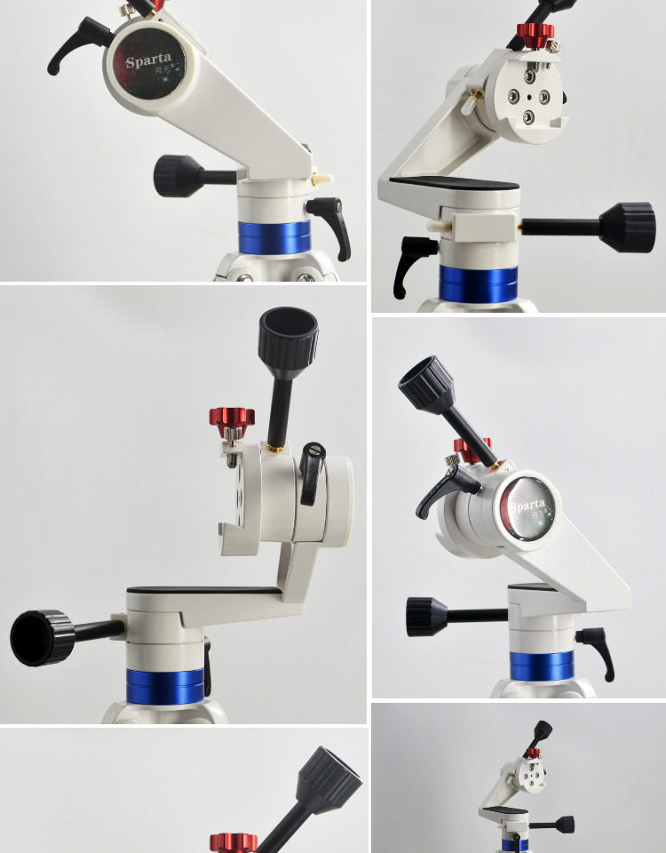 Tbest Support de télescope altazimut réglable à 360 degrés en alliage d