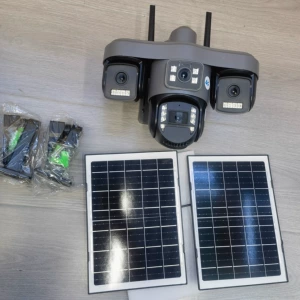 AOV НОВАЯ трансграничная четырехлинзовая камера Okampro 4G, солнечная уличная камера