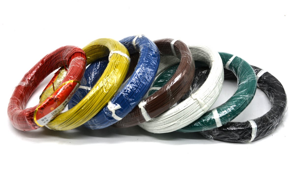 FF46-2 Teflon wire high temperature resistant tin-plated silver-plated wire 0 2 0 5 0 75 1 5 2 5 4 square