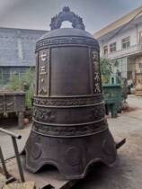 Antique Bronze Ware Great Bell Temple Supplies Public Places Wind Scenic Spot Pendant Collection Canine Swing Piece