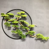 Новая китайская стиль приветствующая сосна дзен украшение стены Железное искусство висеть украшение гостиной стена стена настенная настенный