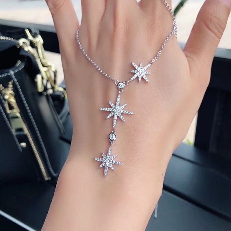 【馨瑶】六芒星流星s925项链手链-秒客网