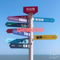 Community road signs guide signs scenic area road signs direction signs diversion signs arrows outdoor vertical road signs