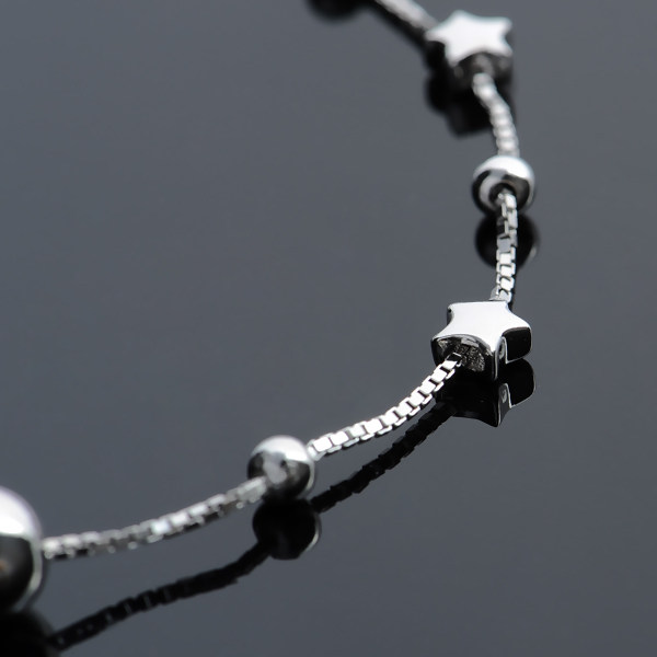 Bracelet de cheville Femme MAOMAO en Argenterie - Ref 3103752 Image 3