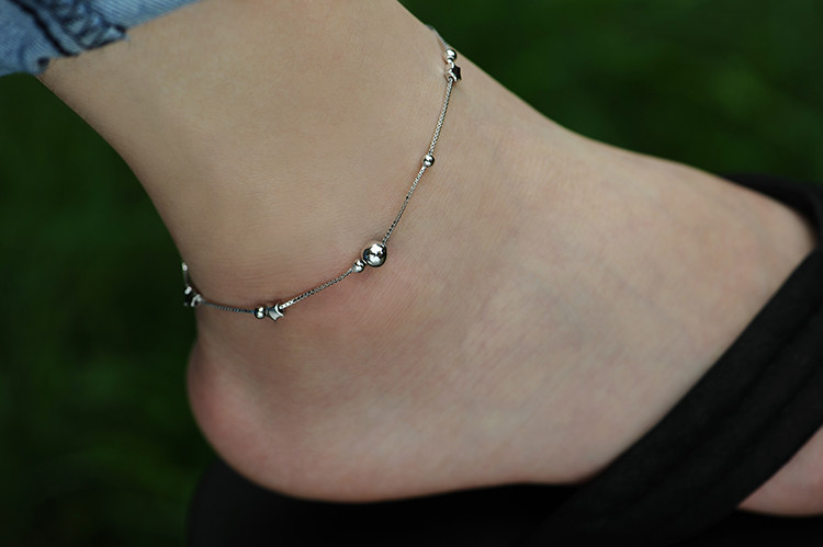 Bracelet de cheville Femme MAOMAO en Argenterie - Ref 3103752 Image 9