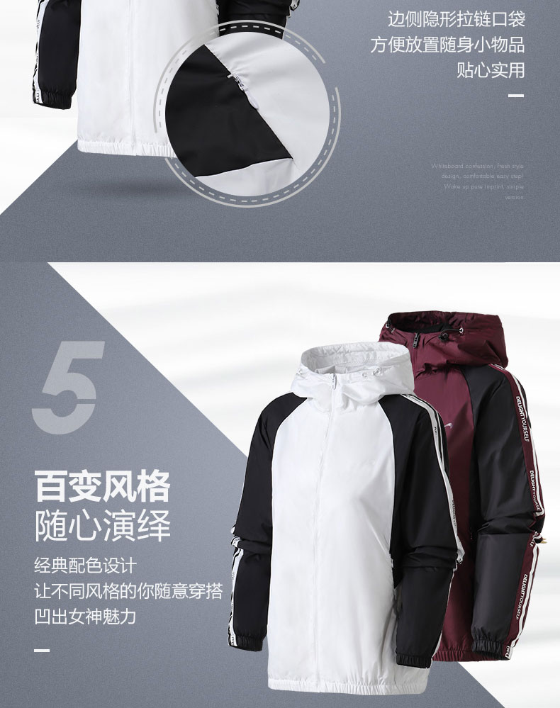 Áo gió nữ dày chim 2019 áo nịt mới - Áo gió thể thao áo khoác gió adidas