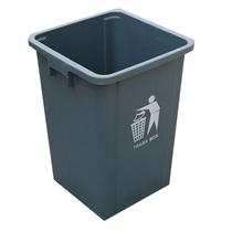 Plastic lidless trash can Industrial trash can Park property community classification bucket 60L20L30L50 liters 100