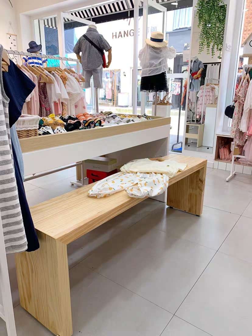 Nordic solid wood bench long bench bench rest area benches modern dining stool in door changing shoes stool bedroom bedstool brief