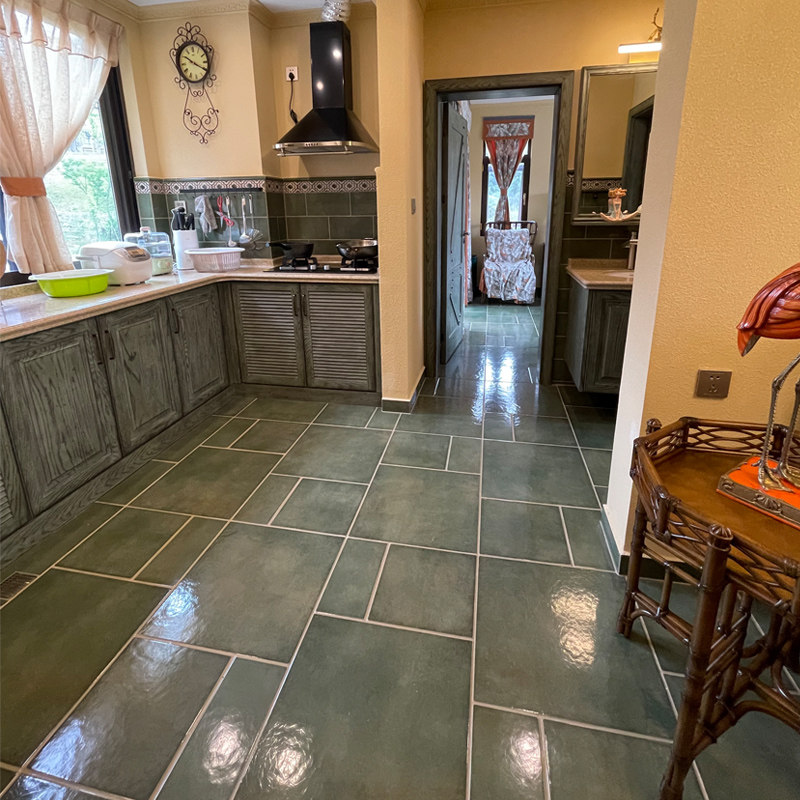 The candy glaze field vintage blue - green purple - red tile antique tile 330 balcony wall tile dining room kitchen tile floor tile