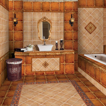 Fish love sugar American rustic antique brick 300 kitchen bathroom floor wall tile