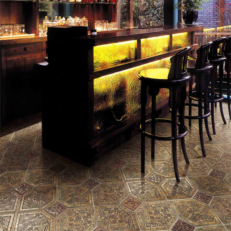 New Chinese style tile antique brick balcony quadrilateral wall floor 250 European retro brick special-shaped tile