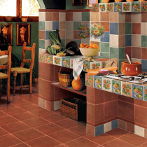 American country antique brick 300 kitchen bathroom wall tile floor climbing wall