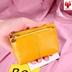 Đồng xu nữ sinh viên phiên bản Hàn Quốc dễ thương đồng xu mini da bò thẻ đa năng gói thẻ túi ví nhỏ - Ví / chủ thẻ