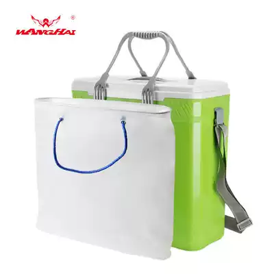 Wanghai new fish box fishing box, bucket thick fishing waterproof fish cage box fishing supplies fishing gear fishing tackle