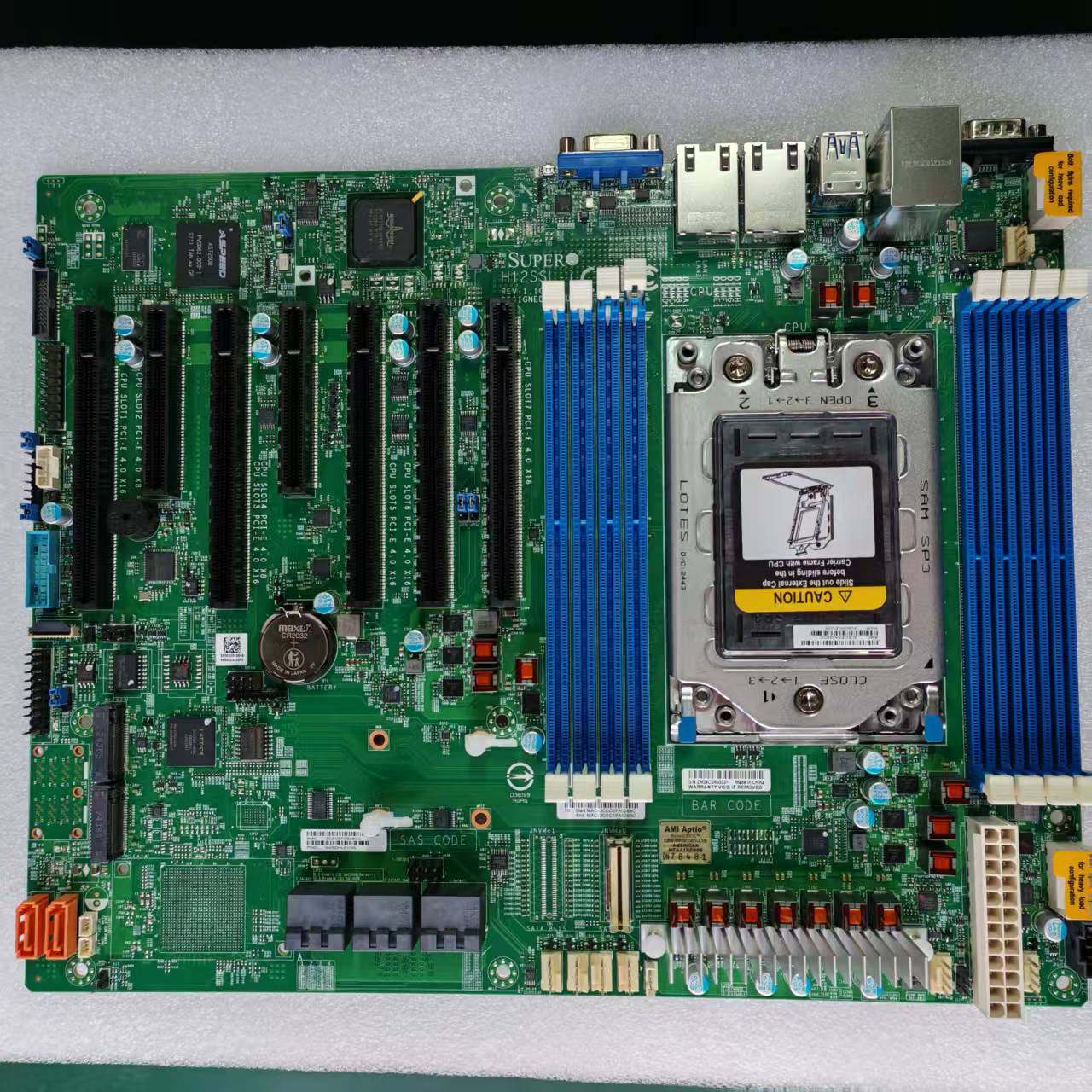 Совершенно новая одноканальная материнская плата ultra-micro H12SSL-I AMD EPYC 7003/7002, большое количество в наличии Изображение 1