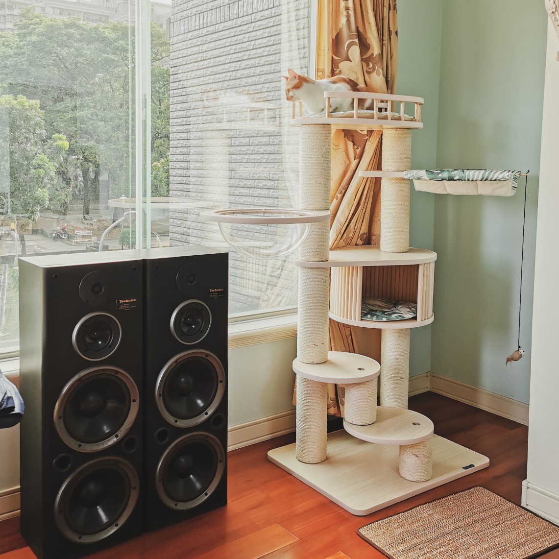 Cat Go Jun Solid Typad Crawling Cat's Nestle Cat Tree Large Cat Jump Cat Hop Cat Cabin