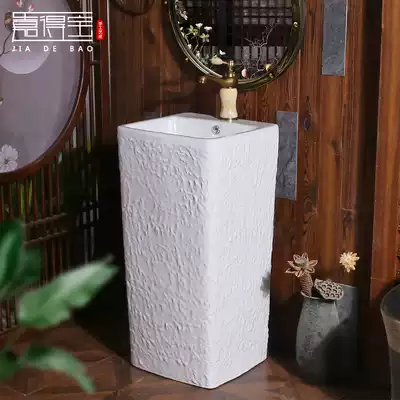 Jia Tempo wash basin outdoor floor-to-ceiling integrated column basin wash basin outdoor courtyard sink
