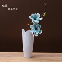 New Chinese emulated jade Orchid Living room flower arrangement Chinese emulated jade Orchid Living room flower arrangement floral ornament silk flower