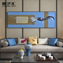 Weiyi Hui pure hand-painted oil painting horizontal living room sofa decoration painting sandstone murals hanging paintings