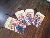 Daily single anime peripheral scenery drawstring glasses storage bag data cable storage bag corset pocket