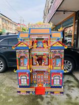 Folding Spirit House Paper House Paper House Dark House Paper Room Quick Loading Paper Villa Burning Paper Live ZaLing Factory Direct Sales
