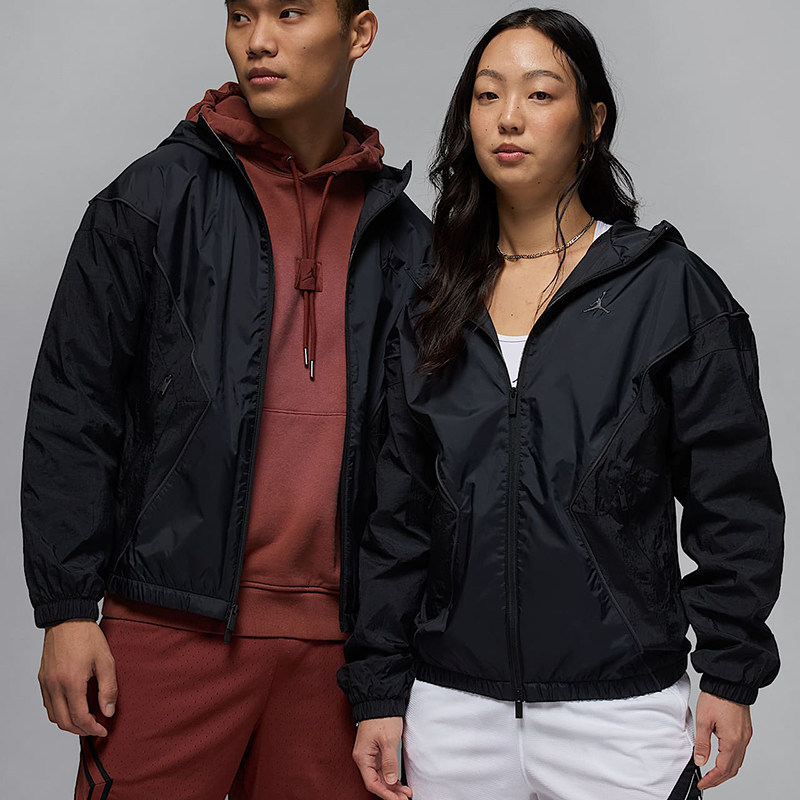 Nike Nike Men's New Solid Color Simple Sports Casual Hooded Zipper Jacket Hf9334-010