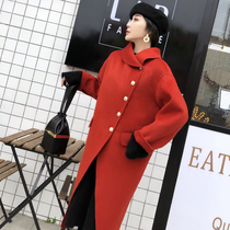 Meet Cambridge again~Retro Republic of China style Australian wool coat oblique placket design sense of wool coat Anna home anna