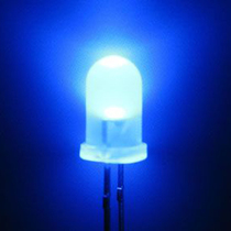 Blue LED F5 led in-line LED beads decorative semiconductor electronic energy-saving lighting