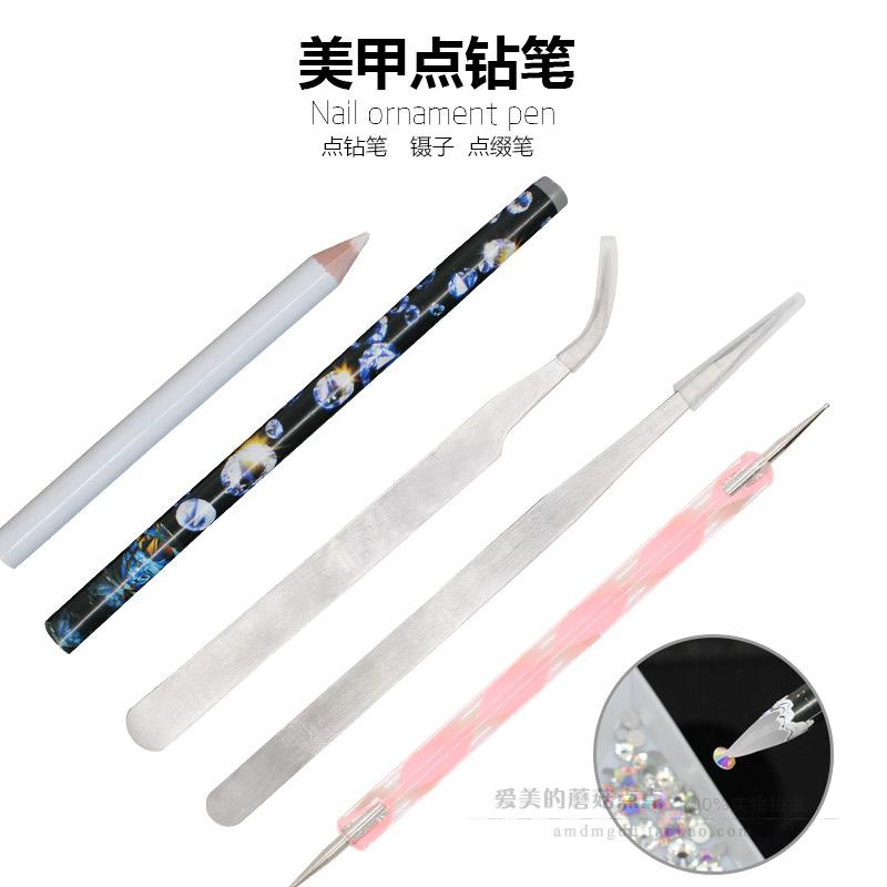 Dot tweezers, sticky diamonds, diamond crayons, pencils, beads, drill pens, nails, nail art special tools, sets, accessories