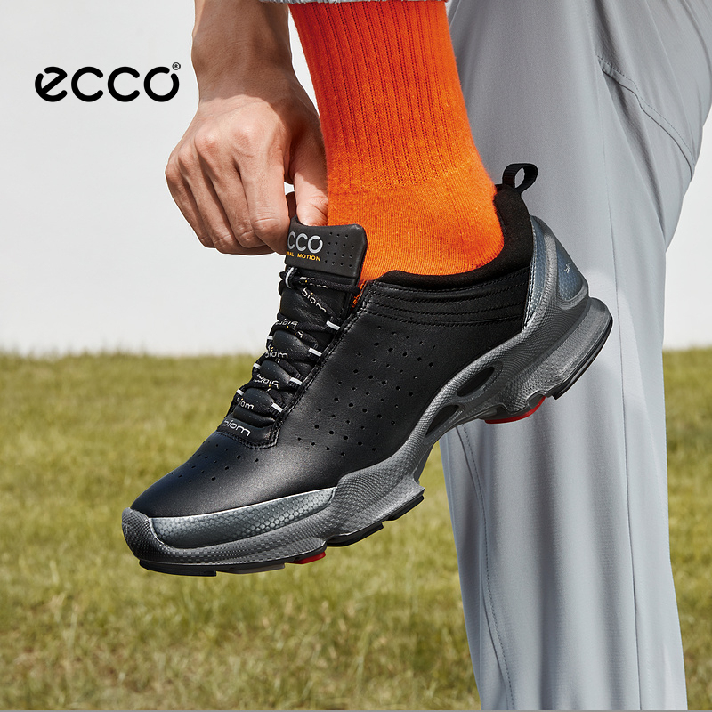 Ecco Couple's Sports Shoes, Autumn Genuine Leather Cushioning, Wear-Resistant and Comfortable Running Shoes, Walking Shoes Biomc091504