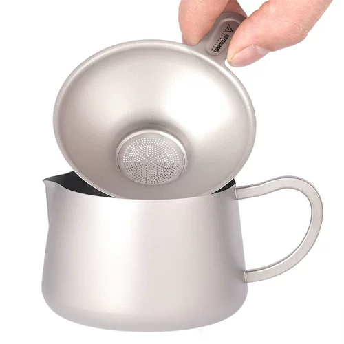 Range Rover Outdoor Pure Titanium Tea Metal Metal Cup Кунг -фу чай фильт
