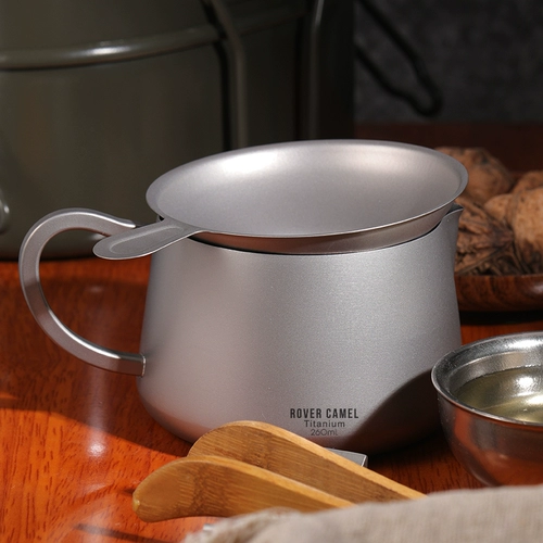Range Rover Outdoor Pure Titanium Tea Metal Metal Cup Кунг -фу чай фильт