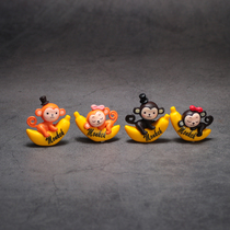 Little monkey simulation animal model doll Childrens house boys and girls toys Mini ultra-small miniature ornaments
