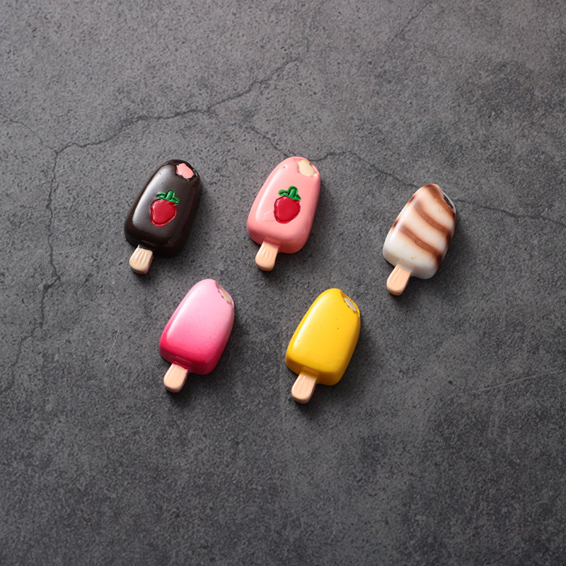 Ice cream popsicle miniature food play mini model small kitchen supermarket pretending to be home wine scene simulation super small food toys