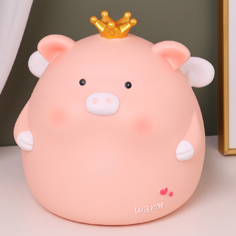2023 New piggy deposit money pot children just can't get in the boys girls net red money storage pot girl savings pot-Taobao