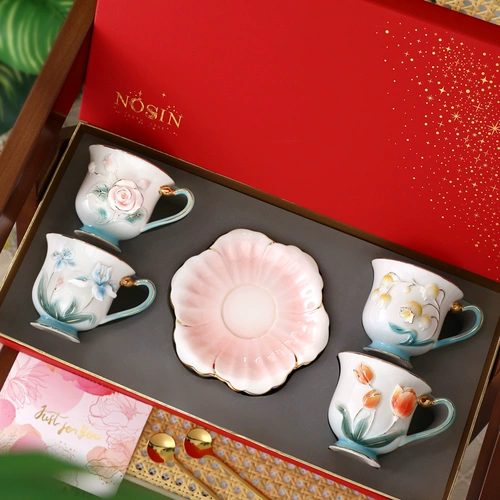 Керамический высококлассный кофейный комплект для домашнего использования, послеобеденный чай, чайная чашка, ручная роспись