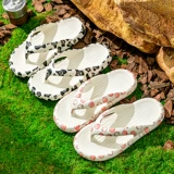 路拉迪 Трендовые летние нескользящие сланцы для влюбленных, пляжные износостойкие слайдеры на платформе, мужские тапочки