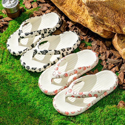 路拉迪 Трендовые летние нескользящие сланцы для влюбленных, пляжные износостойкие слайдеры на платформе, мужские тапочки