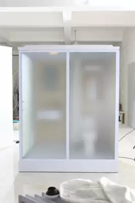 Integrated shower room Glass room Bathroom Integrated powder room with toilet