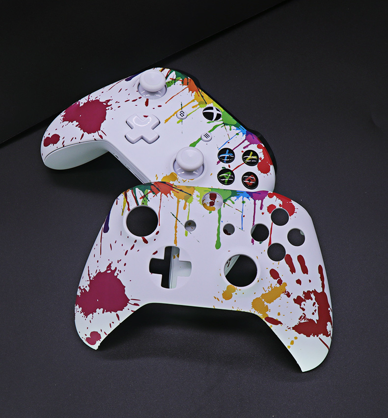 Microsoft Xbox one xử lý vỏ sửa đổi ONE S xử lý DIY vỏ xboxones vỏ bảo vệ đầy màu sắc xử lý vỏ - XBOX kết hợp tay cầm chơi fifa online 4