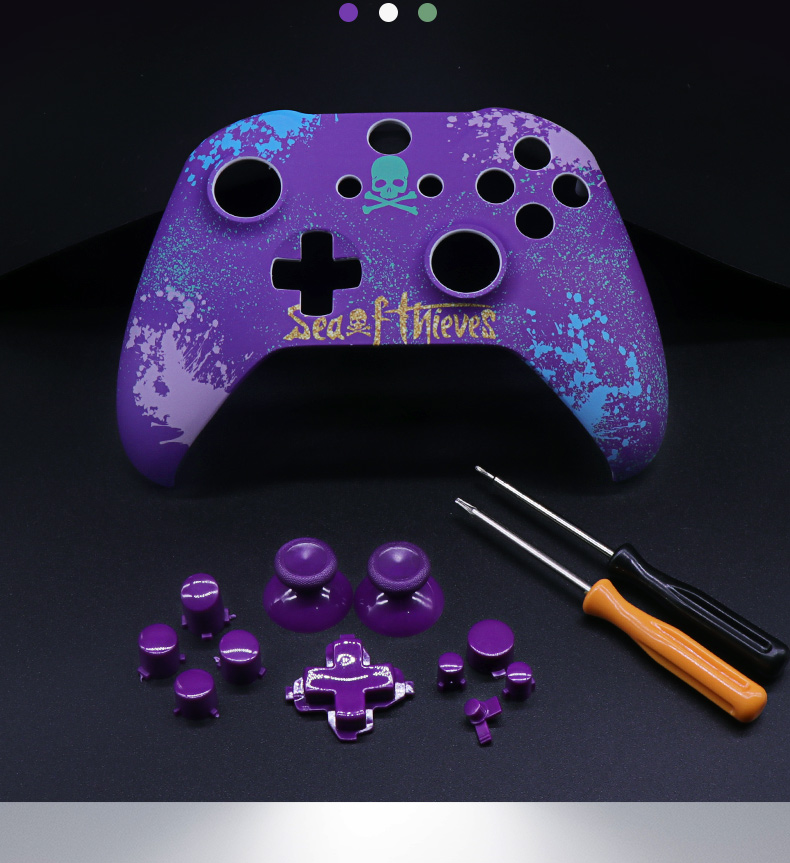Microsoft Xbox one xử lý vỏ sửa đổi ONE S xử lý DIY vỏ xboxones vỏ bảo vệ đầy màu sắc xử lý vỏ - XBOX kết hợp tay cầm chơi fifa online 4