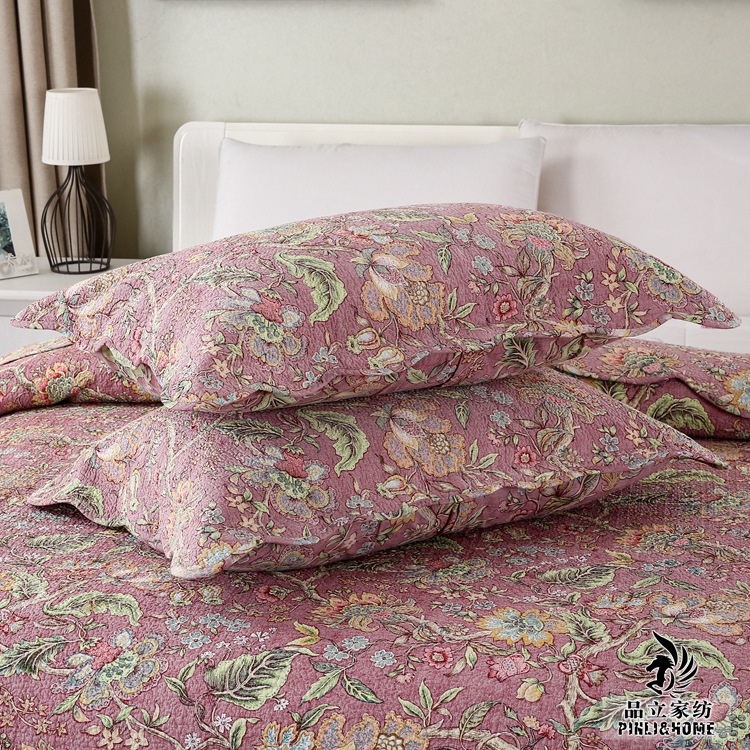 Chăn bông châu Âu trải giường ba mảnh / đơn bộ drap giường giá rẻ