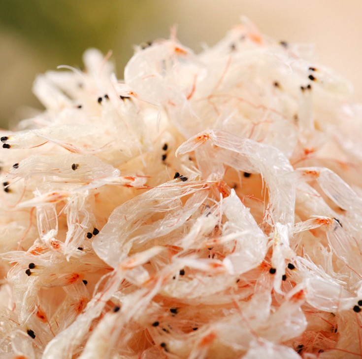 Taizhou specialty ready-to-eat shrimp skin light skin salt-free baby shrimp skin self-drying light dried shrimp cooking skin dried seafood 200g